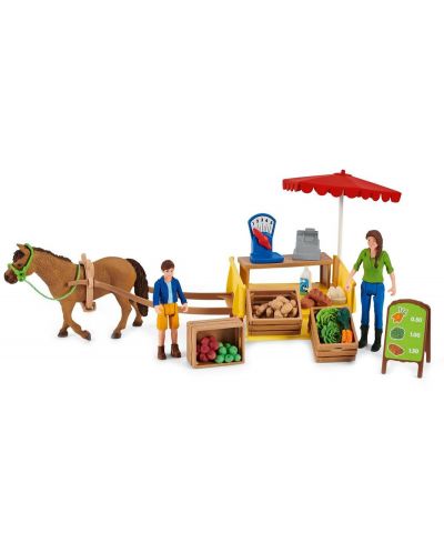 Σετ Schleich Farm World - Κινητό αγρόκτημα - 1