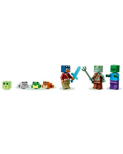 Κατασκευαστής LEGO Minecraft - Το σπίτι του βατράχου (21256) - 4