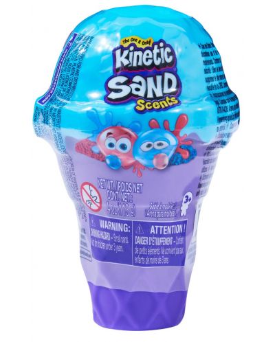 Σετ Spin Master Kinetic Sand - Παγωτό Kinetic Sand, Μπλε - 1