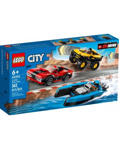 Κατασκευαστής LEGO City -  Combo Race Pack (60395) - 1