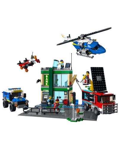 Κατασκευαστής Lego City - Δράση της αστυνομίας κοντά στην τράπεζα (60317) - 2