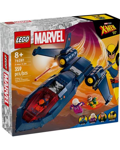Κατασκευαστής LEGO Marvel Super Heroes - X-τζετ αεροπλάνο των X-Men (76281) - 1