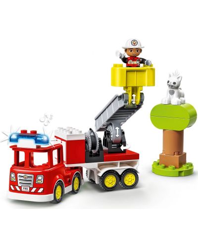 Κατασκευαστής LEGO Duplo Town -  Πυροσβεστικό όχημα, με ήχους (10969) - 3