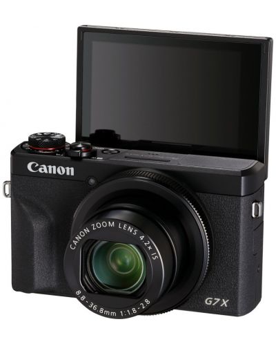 Συμπαγής φωτογραφική μηχανή Canon - Powershot G7 X III,+ για streaming, μαύρο - 4