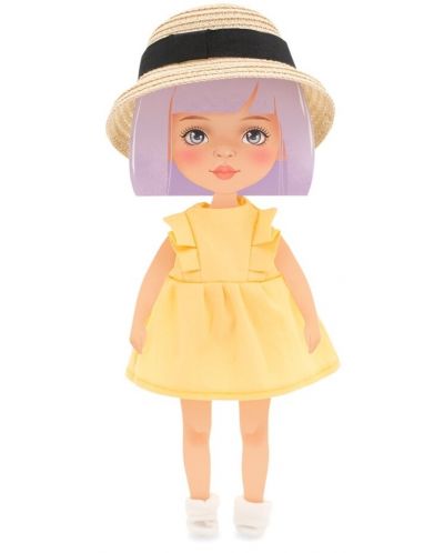 Σετ ρούχων κούκλας Orange Toys Sweet Sisters - Κίτρινο φόρεμα - 2