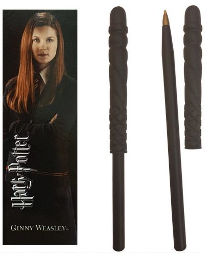Σετ στυλό και διαχωριστή βιβλίων The Noble Collection Movies: Harry Potter - Ginny Weasley - 1
