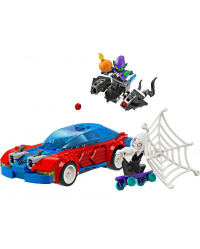 Κατασκευαστής LEGO Marvel Super Heroes - Αγωνιστικό αυτοκίνητο του Spiderman και Venom the Green Goblin(76279) - 2