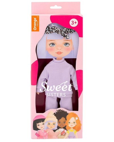 Σετ ρούχων κούκλας Orange Toys Sweet Sisters - Лилав анцуг - 1