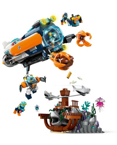 Κατασκευαστής LEGO City - Υποβρύχιο έρευνας βαθιάς θάλασσας (60379) - 3
