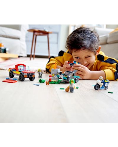 Κατασκευαστής Lego City - Πυροσβεστική διάσωση και αστυνομική καταδίωξη (60319) - 10