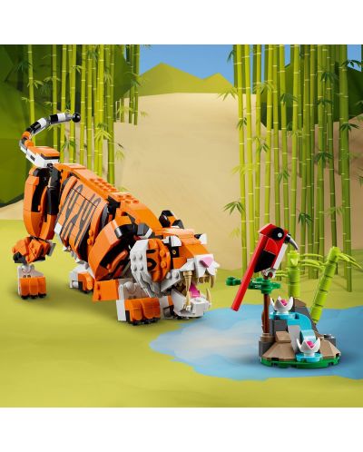 Κατασκευαστής 3σε1 Lego Creator - Μεγαλοπρεπής τίγρης  (31129) - 5