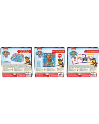 Σετ επιτραπέζια  παιχνίδια  Spin Master: Paw Patrol Bundle - Jumbo Cards, Pop-Up Game, Puzzle - 2
