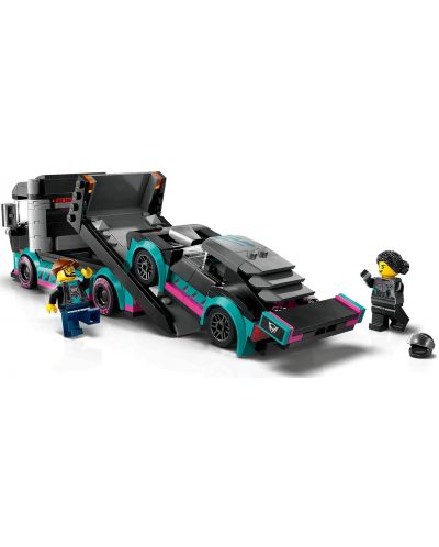 Κατασκευαστής LEGO City - Αγωνιστικό αυτοκίνητο και φορτηγό μεταφοράς αυτοκινήτων(60406) - 3