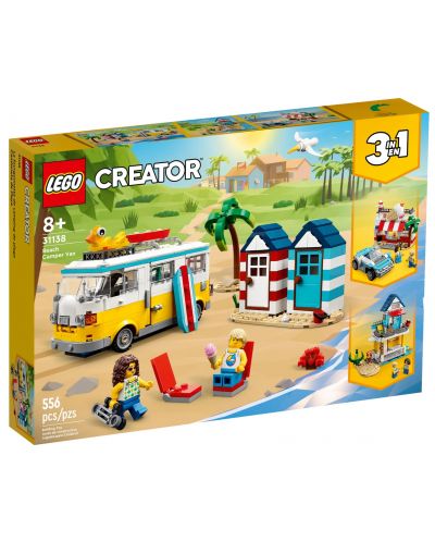 Κατασκευαστής  LEGO Creator 3 σε 1 - Τροχόσπιτο για παράλια (31138) - 1