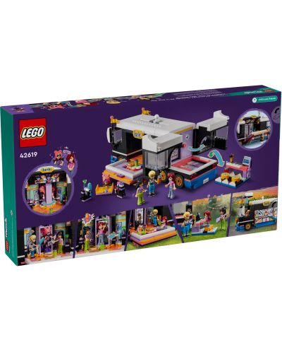 Κατασκευαστής LEGO Friends -τουριστικό λεωφορείο ποπ αστέρων (42619) - 9