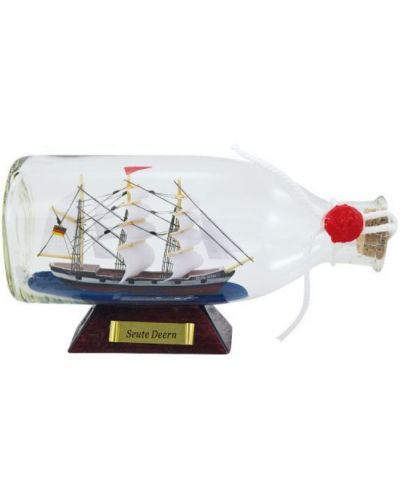  Πλοίο σε μπουκάλι Sea Club - Seute Deern, 16 x 8 x 6 cm - 1