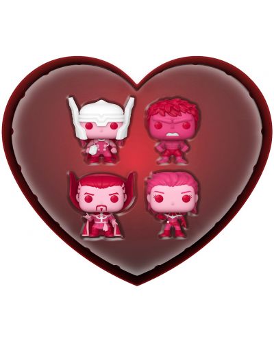 Σετ μίνι φιγούρες Funko Pocket POP! Marvel: The Avengers - Happy Valentine's Day Box - 1