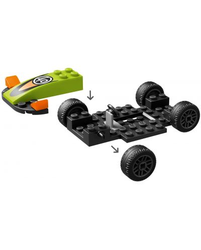 Κατασκευαστής LEGO City - Πράσινο αγωνιστικό αυτοκίνητο(60399) - 5