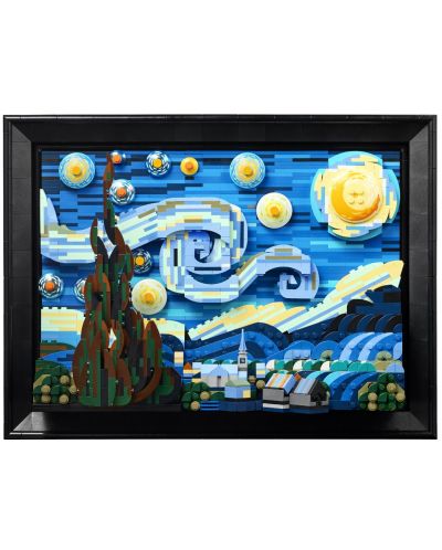 Κατασκευαστής LEGO Ideas - Vincent van Gogh, Έναστρη Νύχτα (21333) - 2