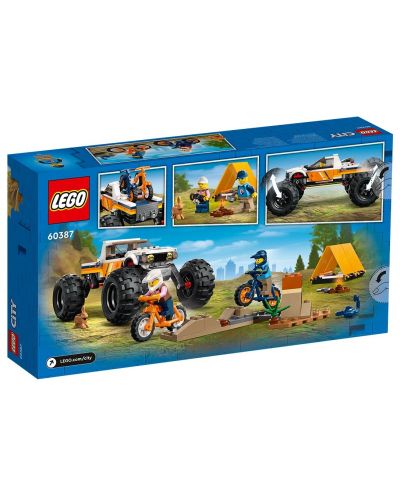 Κατασκευαστής LEGO City - Περιπέτειες εκτός δρόμου 4x4 (60387) - 2
