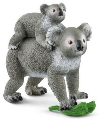 Σετ φιγούρες Schleich Wild Life - Μαμά κοάλα με μωρό - 1