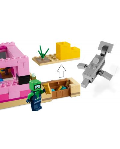 Κατασκευαστής   LEGO Minecraft - Axolotl House (21247) - 5