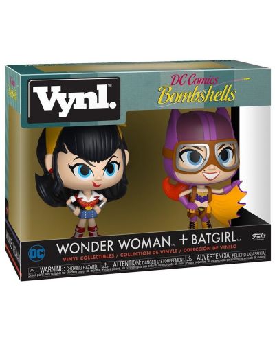Σετ φιγούρες Funko VYNL DC Comics: Wonder Woman - Wonder Woman & Batgirl - 2