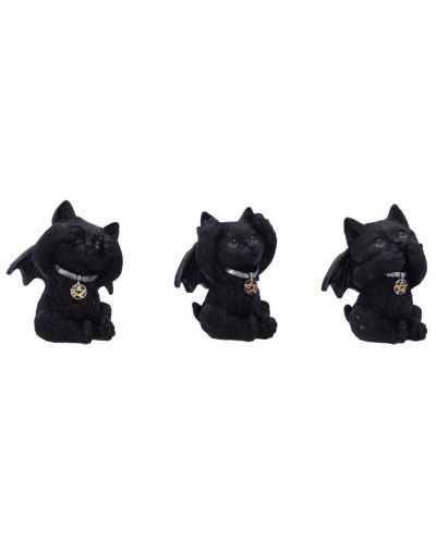 Σετ αγαλματίδια Nemesis Now Adult: Humor - Three Wise Vampuss, 9 cm - 4