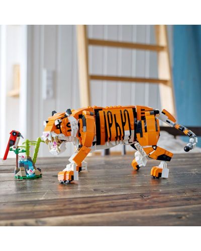 Κατασκευαστής 3σε1 Lego Creator - Μεγαλοπρεπής τίγρης  (31129) - 6