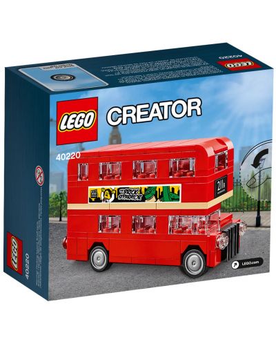 Κατασκευαστής LEGO Creator Expert - Διώροφο λεωφορείο του Λονδίνου(40220) - 5