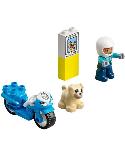 Κατασκευαστής Lego Duplo Town - Αστυνομική Μοτοσυκλέτα (10967) - 4