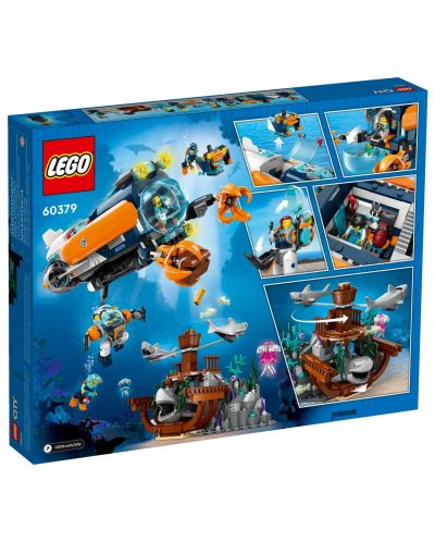 Κατασκευαστής LEGO City - Υποβρύχιο έρευνας βαθιάς θάλασσας (60379) - 10