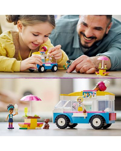 Κατασκευή Lego Friends - Φορτηγό για παγωτό (41715) - 5