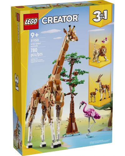 Κατασκευαστής LEGO Creator 3 σε 1 -Ζώα σαφάρι (31150) - 1