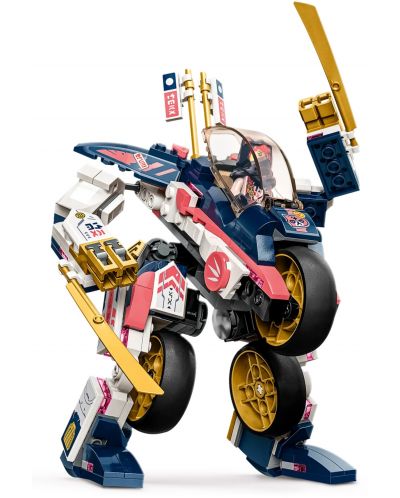 Κατασκευαστής LEGO Ninjago - Transforming Robot and Racing Bike (71792) - 4