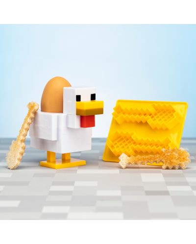 Σετ πρωινό Paladone Games: Minecraft - Egg Cup & Toast Cutter - 4