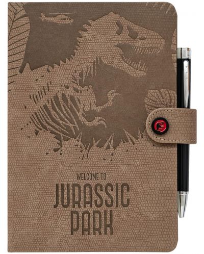 Σετ σημειωματάριο με στυλό  Erik Movies: Jurassic Park - Welcome to Jurassic Park, формат A5 - 1