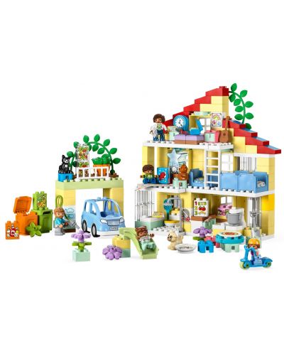 Κατασκευαστής  LEGO Duplo - Οικογενειακό σπίτι 3 σε 1 (10994) - 2