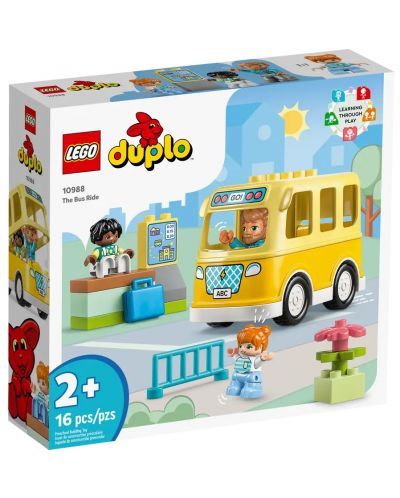 Κατασκευαστής LEGO Duplo - Στο λεωφορείο (10988) - 1