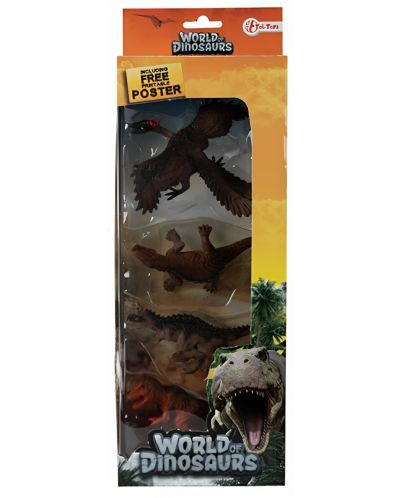 Σετ φιγούρες Toi Toys World of Dinosaurs - Δεινόσαυροι, 12 cm, ποικιλία - 3