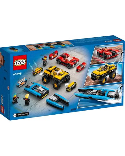 Κατασκευαστής LEGO City -  Combo Race Pack (60395) - 2