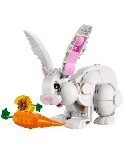 Κατασκευαστής LEGO Creator -Λευκό λαγουδάκι  (31133) - 3