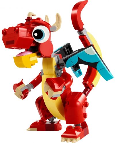 Κατασκευαστής LEGO Creator 3 σε 1 - Κόκκινος δράκος(31145) - 2