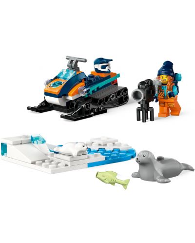 Κατασκευαστής LEGO City - Snowmobile, Arctic Explorer (60376) - 3