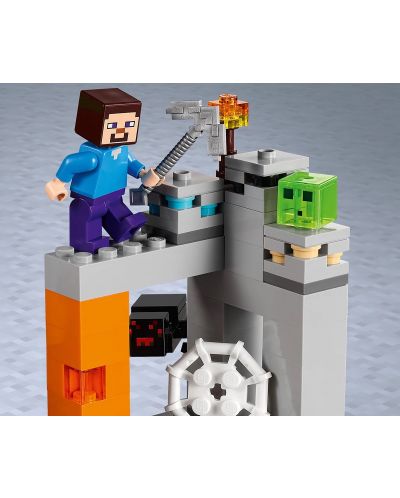 Κατασκευαστής Lego Minecraft - Εγκαταλελειμμένο ορυχείο (21166) - 6