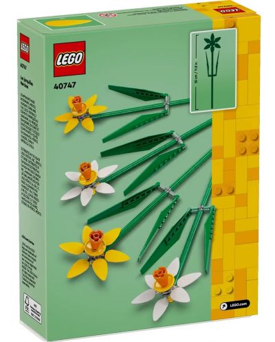 Κατασκευαστής LEGO Iconic - Νάρκισσοι (40747) - 5