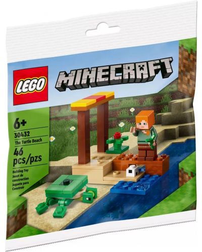 Κατασκευαστής LEGO Minecraft -Παραλία Χελώνας (30432) - 1
