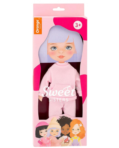 Σετ ρούχων κούκλας Orange Toys Sweet Sisters - Ροζ αθλητική φόρμα - 1