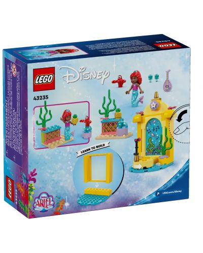 Κατασκευαστής LEGO Disney Princess - Η Άριελ και η μουσική σκηνή (43235) - 2