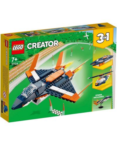 Κατασκευαστής Lego Creator - Υπερηχητικό αεροσκάφος (31126) - 1